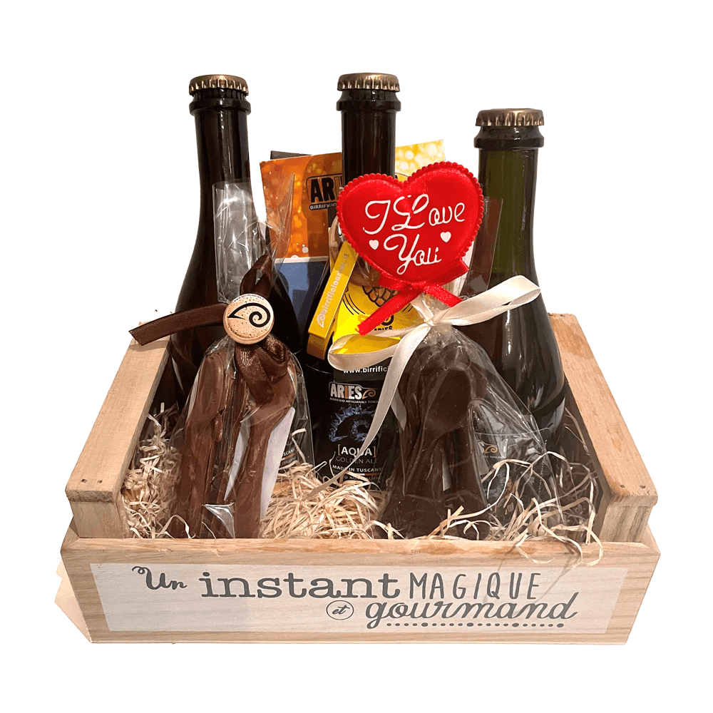 Tris Birre con cioccolata della pasticceria Bernardini San Valentino
