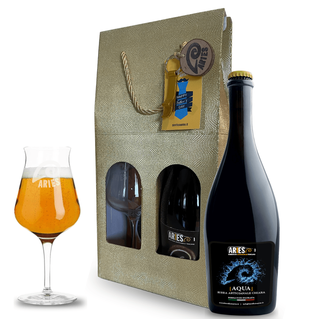 Birra Artigianale confezione con calice - "Festa del papà"
