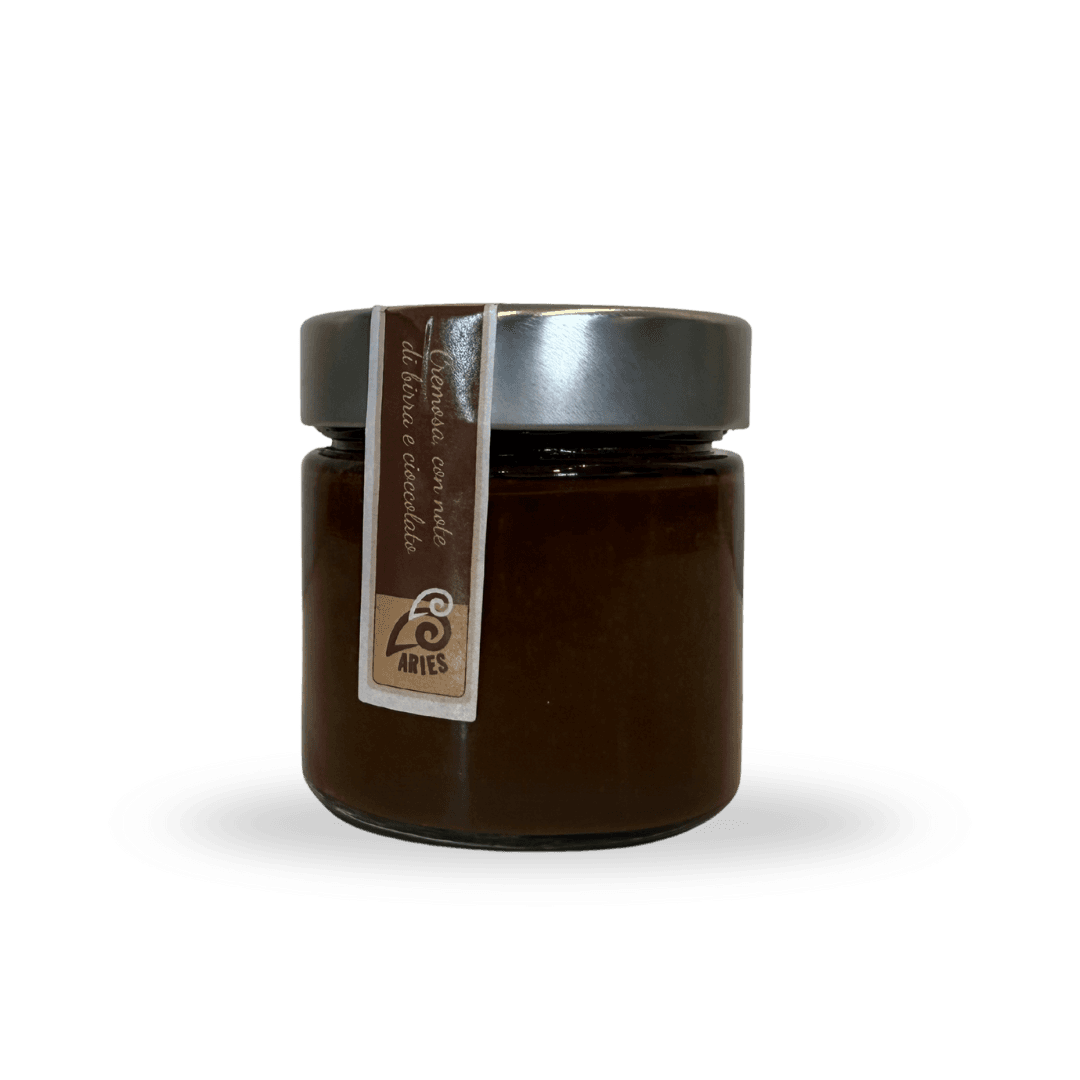 Crema spalmabile di Birra Aries e cioccolato