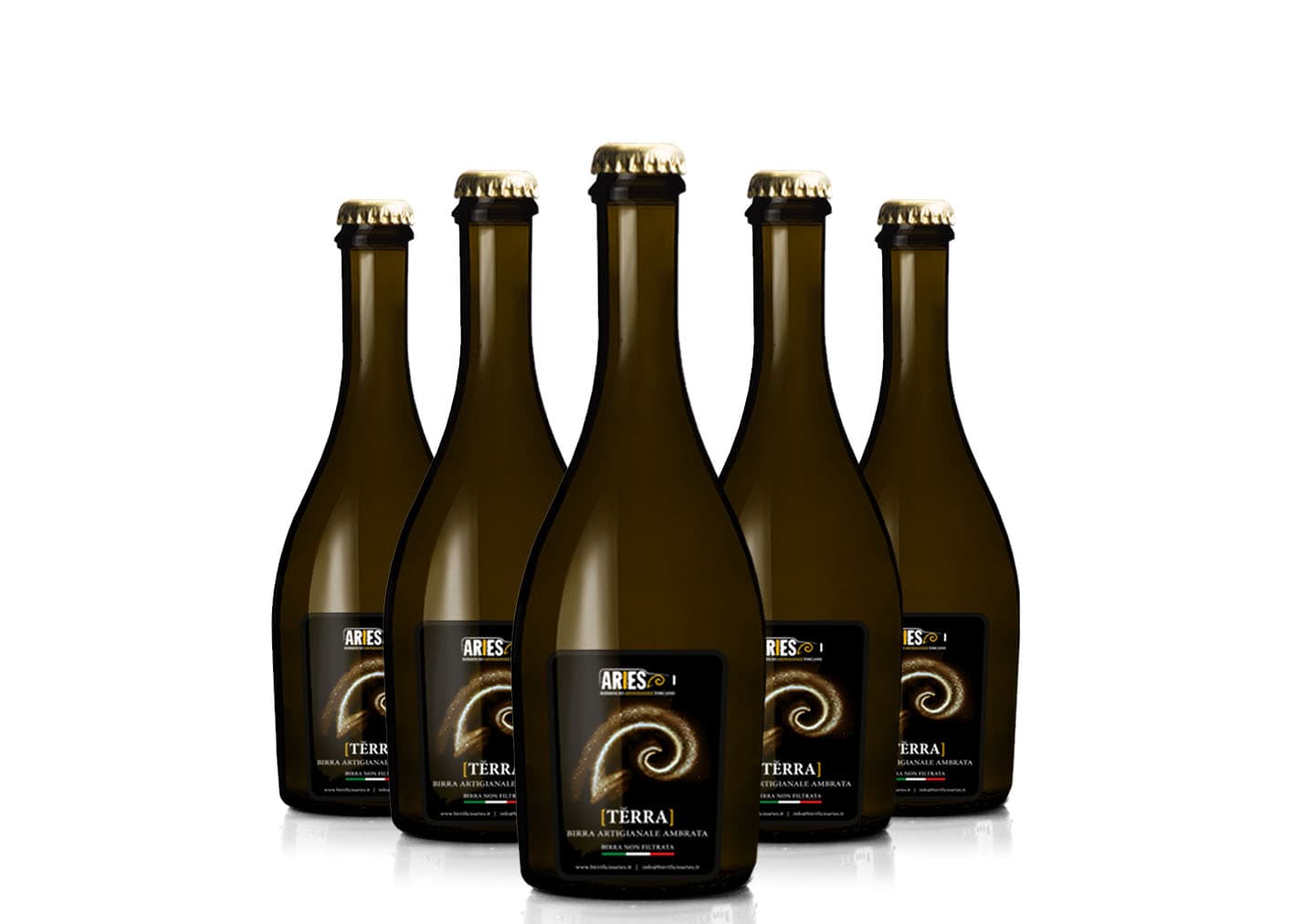 Confezione 6 bottiglie 33cl * Birra Artigianale ambrata #Tĕrra