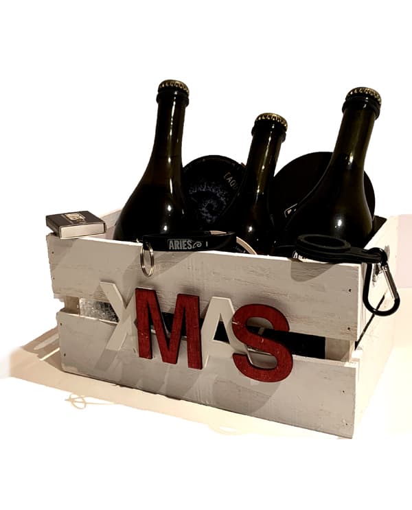 XmasWoodBox con Birre Artigianali -M