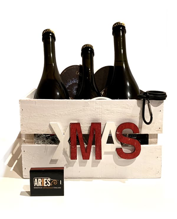 XmasWoodBox con Birre Artigianali -M