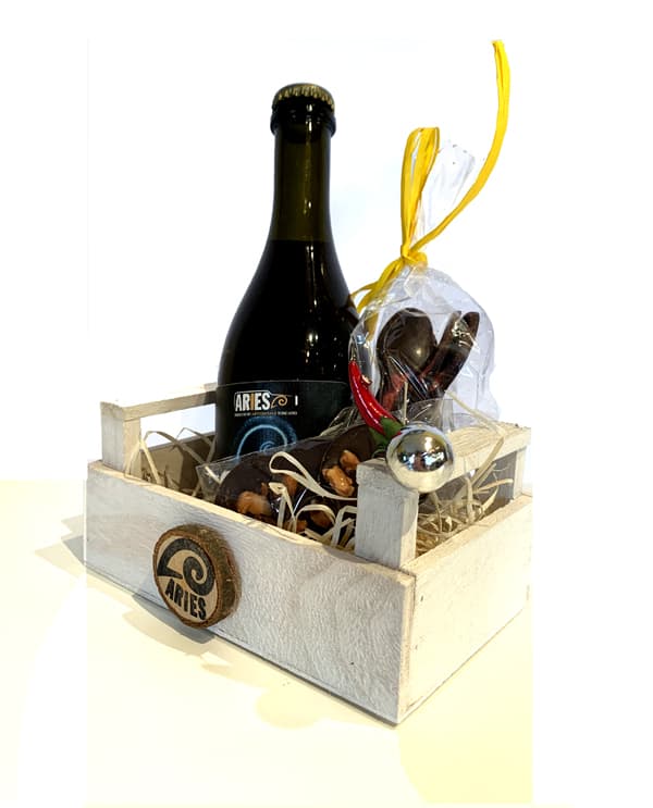 Aera con praline di cioccolata della pasticceria Bernardini