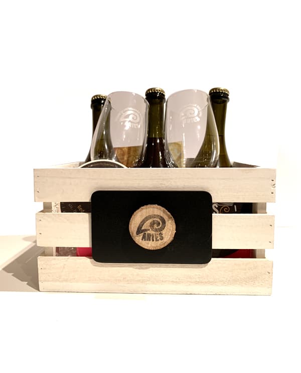 WoodBox con Birre Artigianali e calici