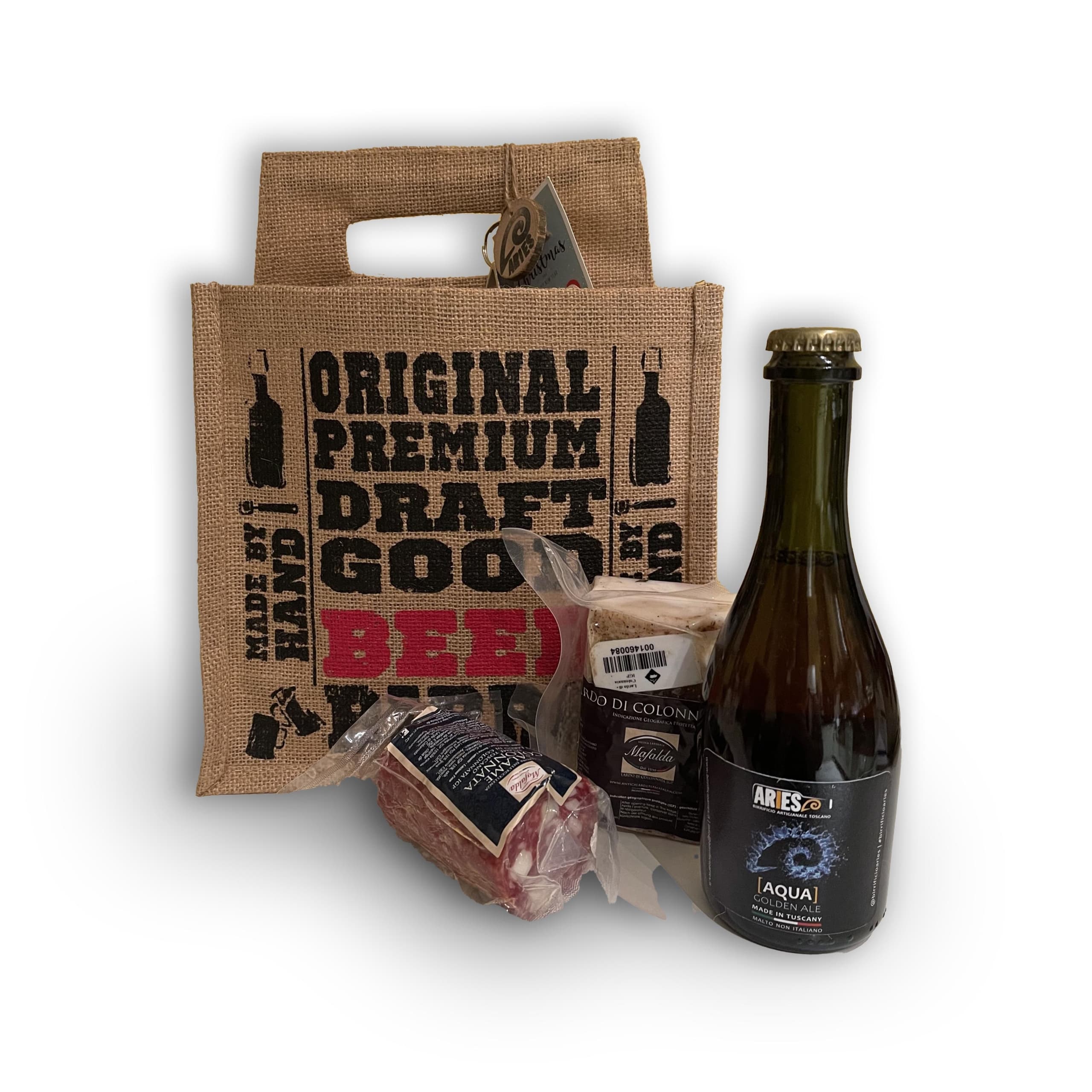Shopper Juta Birre Artigianali e salumi toscani